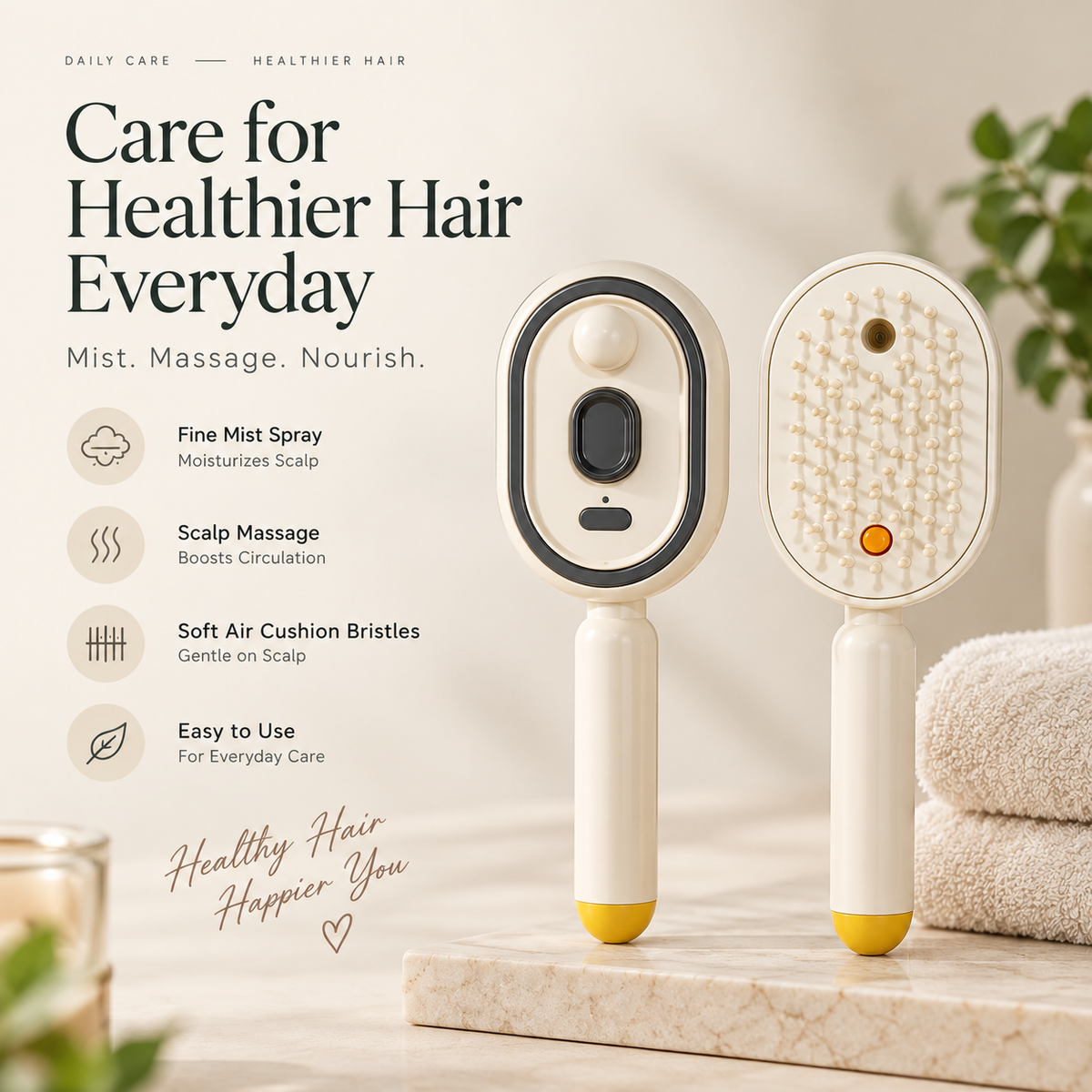 Electric Spray Air Cushion Massage Comb