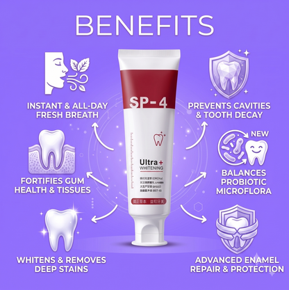 SP-4™ Probiotic Teeth Whitening Toothpaste
