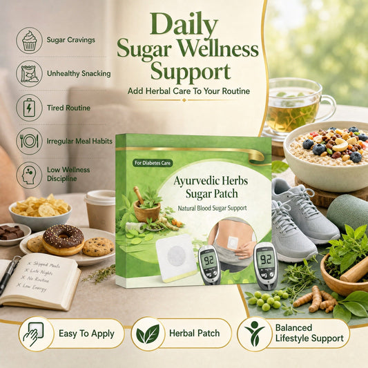 Ayurvedic Herb Sugar Patch — HERO — daily wellness support, no offer badge baked in